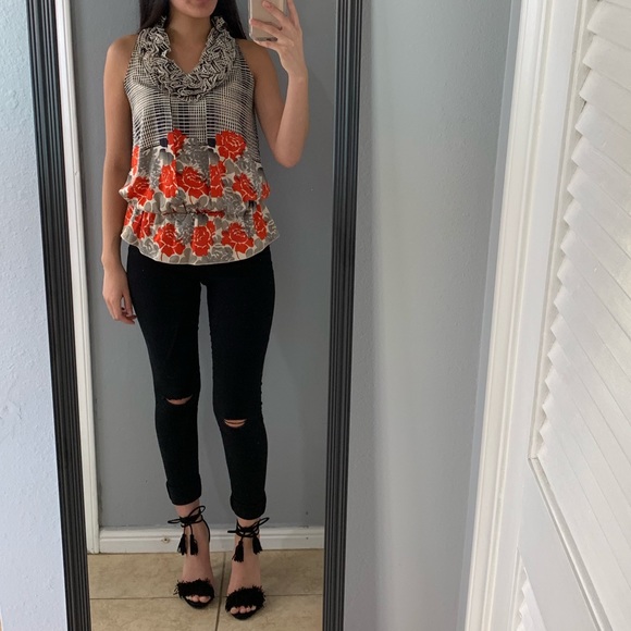 The Limited Tops - The limited floral blouse